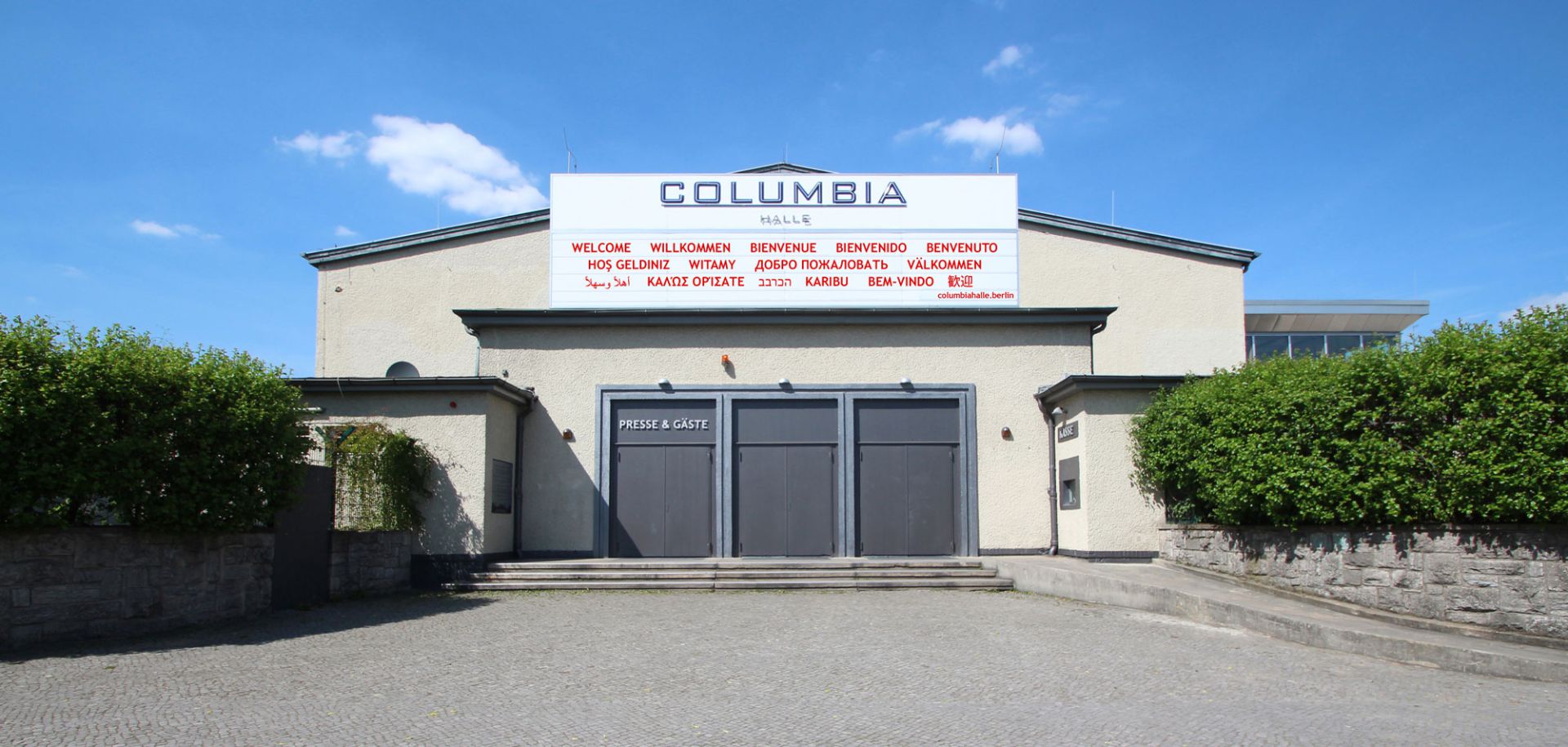 Verlegung in die Columbiahalle